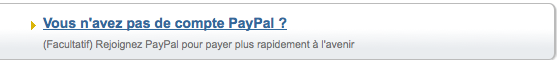 Vous n'avez pas de compte PayPal ?